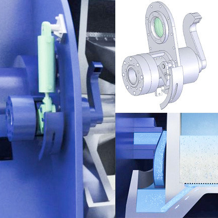 1400rpm Horizontal Powder Separation Siphon Peeler Centrifuges For Chemical Product